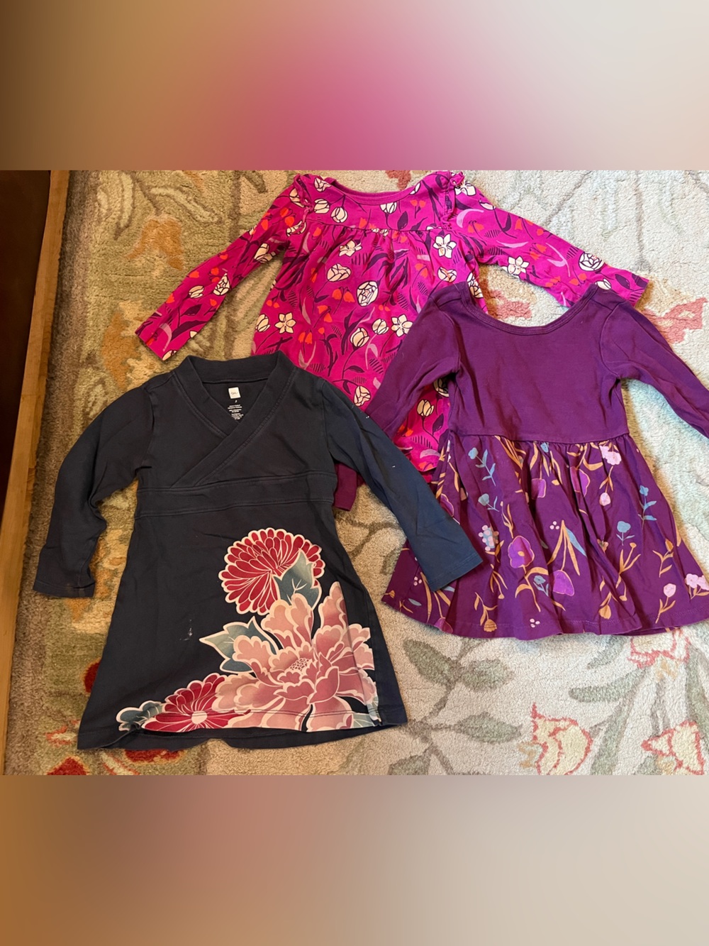 2T long sleeve Tea Collection dresses